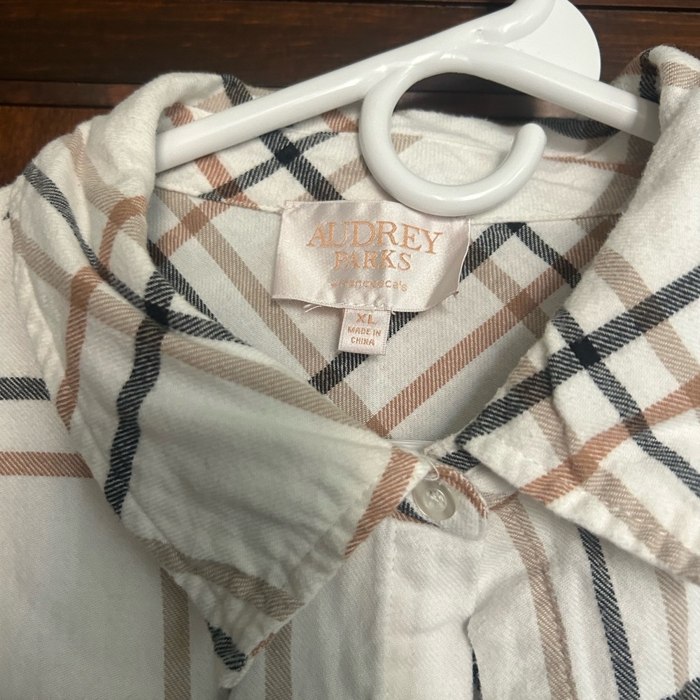 Audrey Parks Plaid Shirt